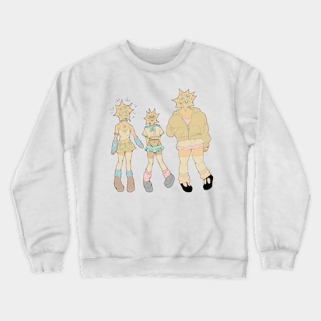 Angel besties Crewneck Sweatshirt by PeachyDoodle